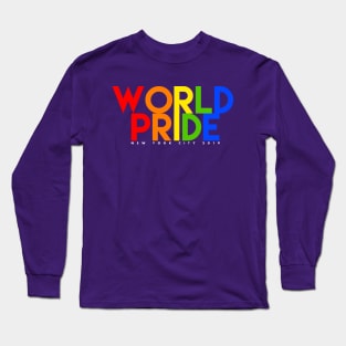 WORLD PRIDE 2019 T-Shirt - New York City Long Sleeve T-Shirt